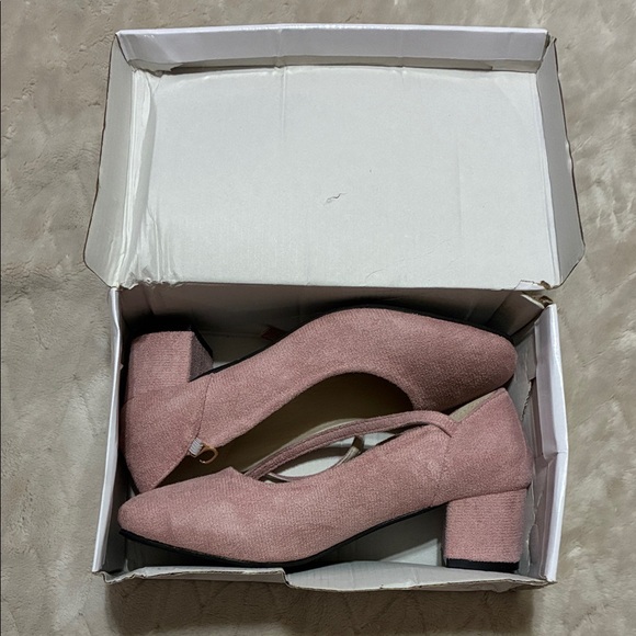 Shoes - Pink Block Heels